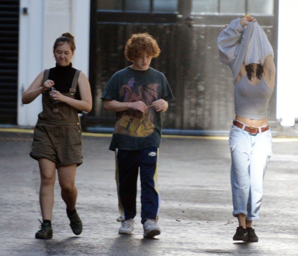 20 Jun 2016 - London - uk **PREMIUM EXCLUSIVE - MUST CALL FOR PRICING ** ** STRICT WEB EMBARGO UNTIL 17:00 GMT ON SUNDAY 26th JUNE, 2016 ** Lourdes proves she is her mothers daughter by stepping out braless on a mixed weather day in London with her friends.  BYLINE MUST READ : XPOSUREPHOTOS.COM ***UK CLIENTS - PICTURES CONTAINING CHILDREN PLEASE PIXELATE FACE PRIOR TO PUBLICATION *** **UK CLIENTS MUST CALL PRIOR TO TV OR ONLINE USAGE PLEASE TELEPHONE 44 208 344 2007**
