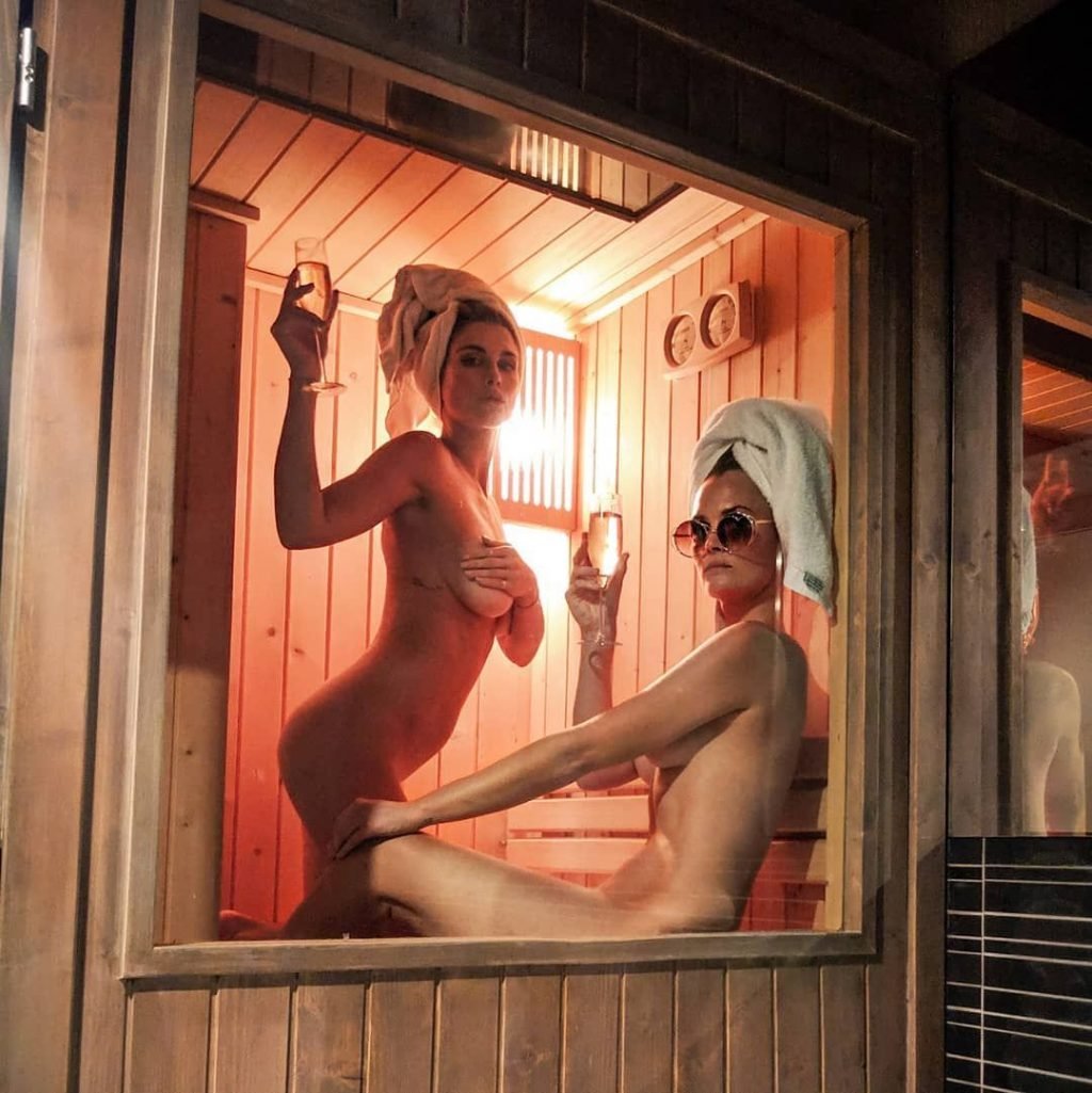 Ashley James and Charlotte de Carle Nude